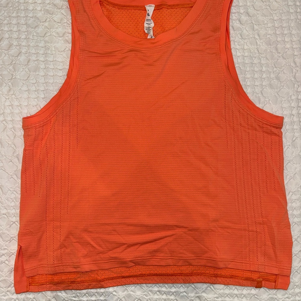 lululemon athletica Vibrant Orange Tank Top